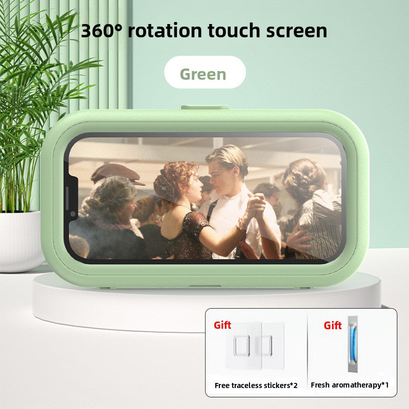 Rotatable Shower Phone Holder with Anti-Fog Protection