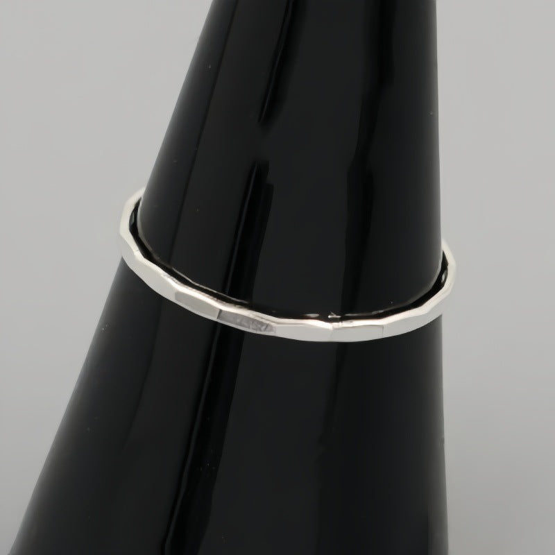 Faceted Gold Plated Ring