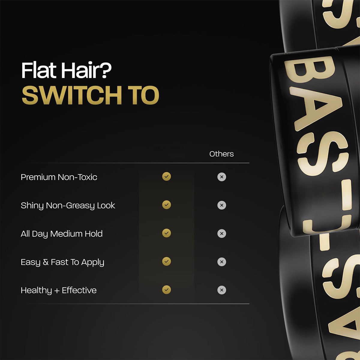 Matte Finish Hair Styling Wax for Men
