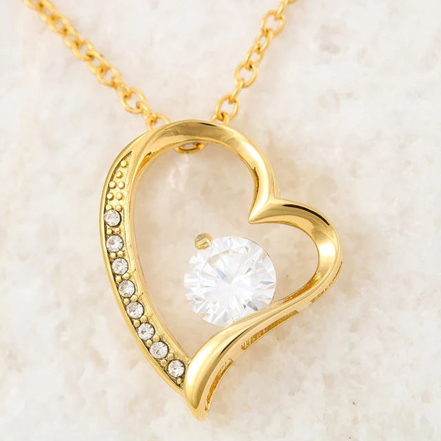 Women's Heart Pendant Clavicle Necklace