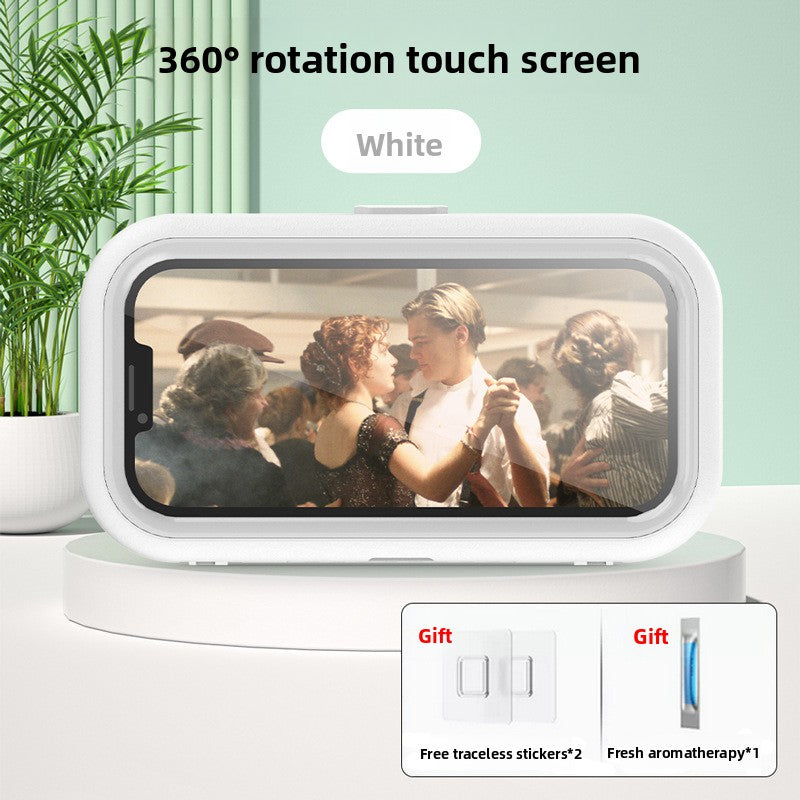 Rotatable Shower Phone Holder with Anti-Fog Protection