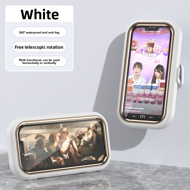 Rotatable Shower Phone Holder with Anti-Fog Protection